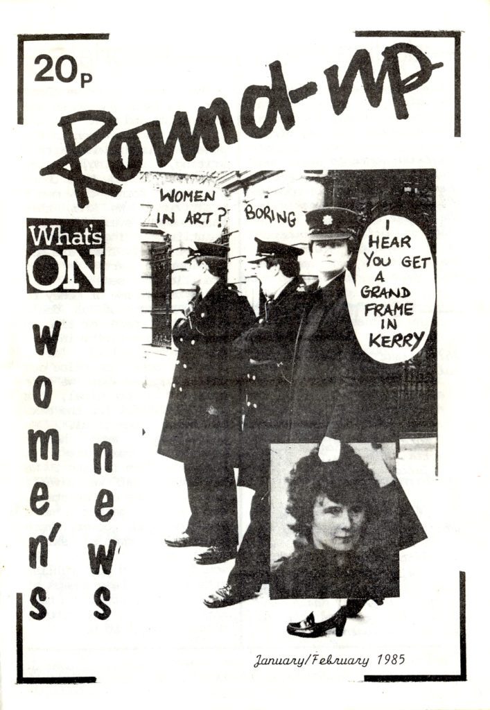 Fig. 7: Cover of Round-Up, January/February 1985, featuring photograph by Rose Comiskey.