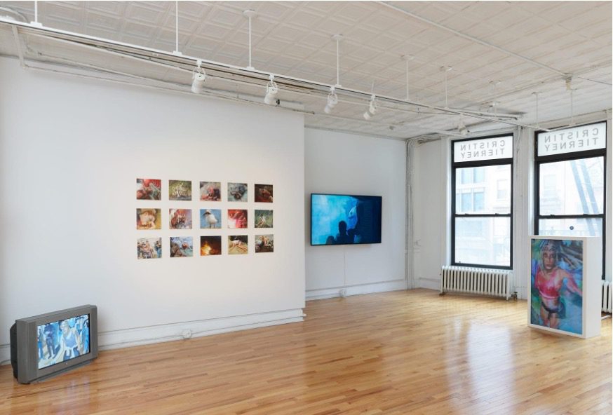 Image of Bitrán’s show ‘Stereotypies’ installed at Cristin Tierney Gallery, April 2022.